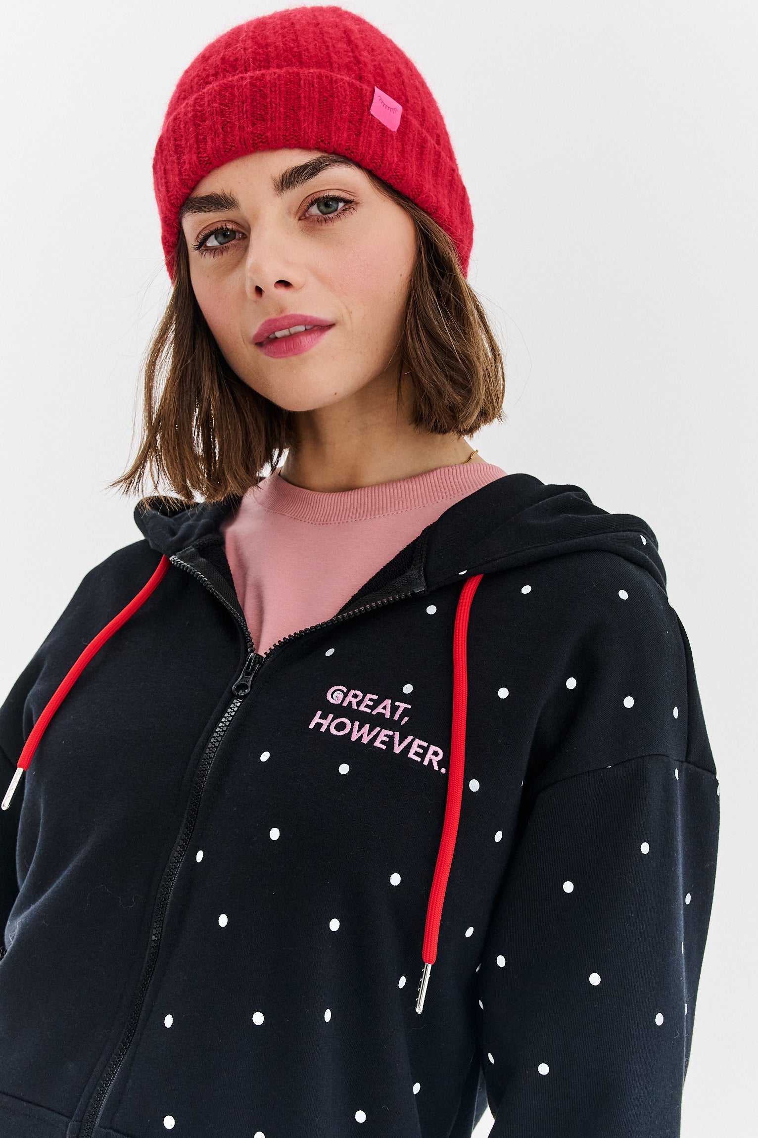 Mikina na zip Not Too Bad