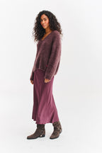 Brown Mirage mohair sweater