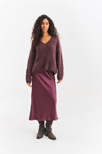 Brown Mirage mohair sweater