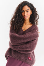Brown Mirage mohair sweater