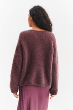 Brown Mirage mohair sweater