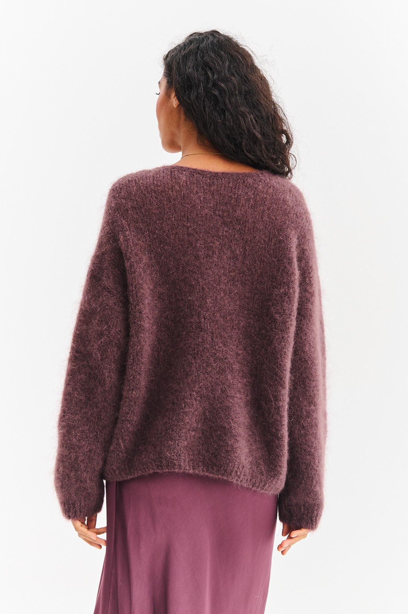 Brown Mirage mohair sweater
