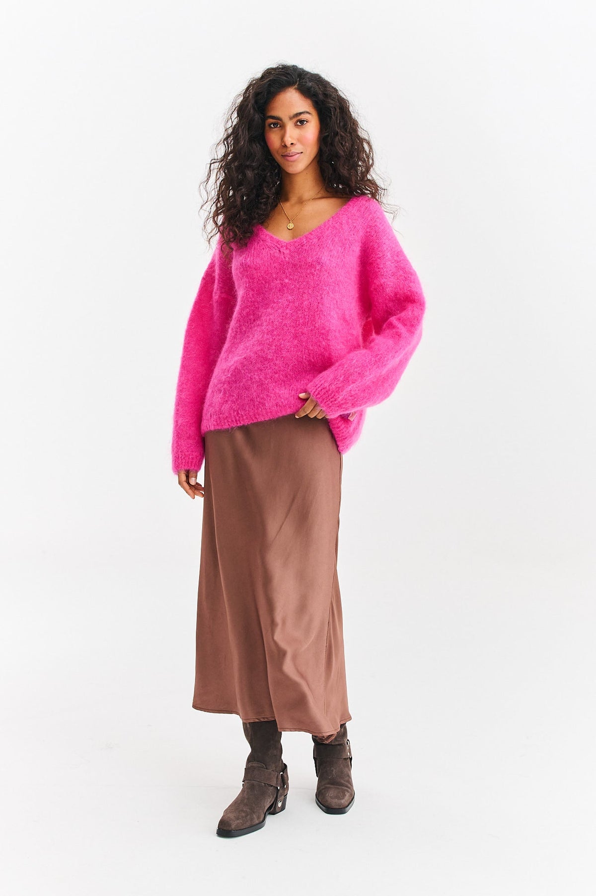 Pink Thunder Mohair-Pullover