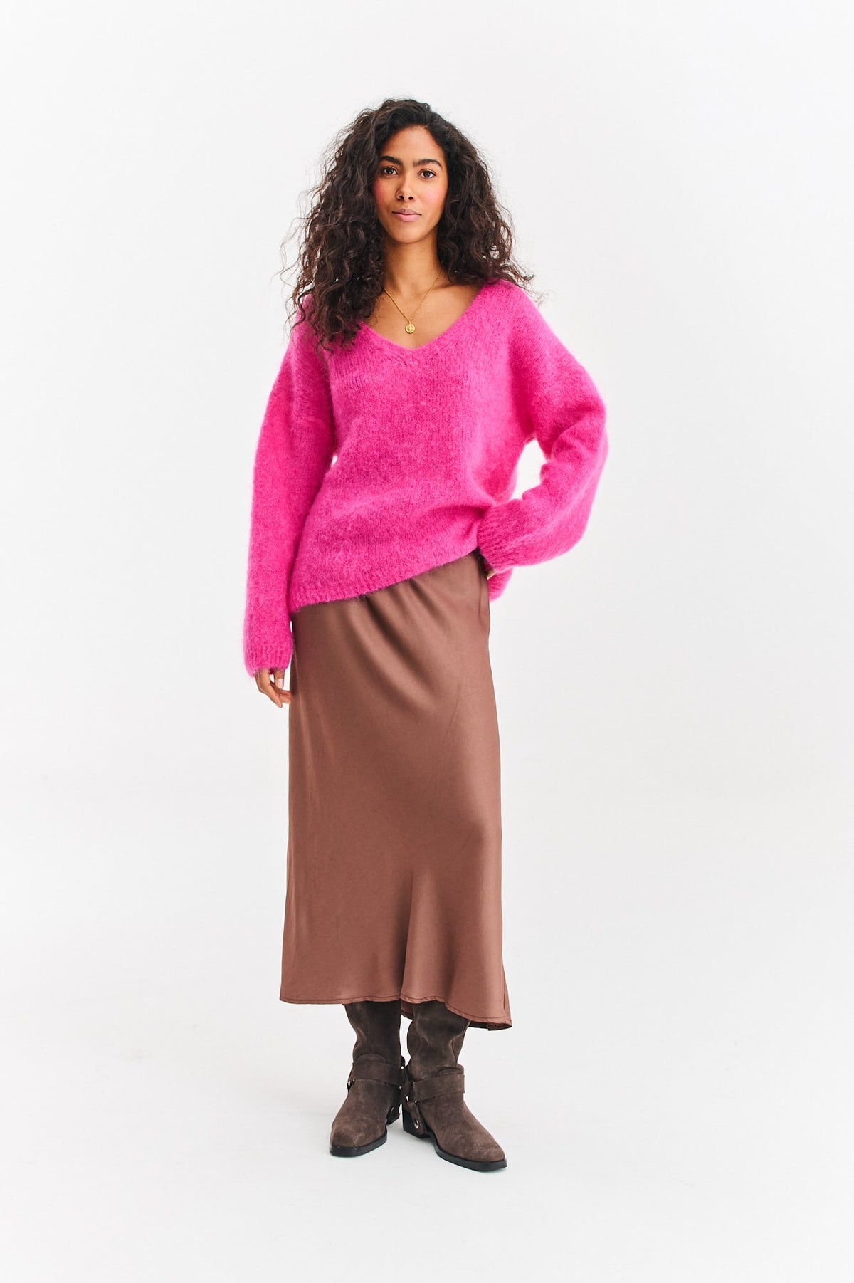 Pink Thunder Mohair-Pullover