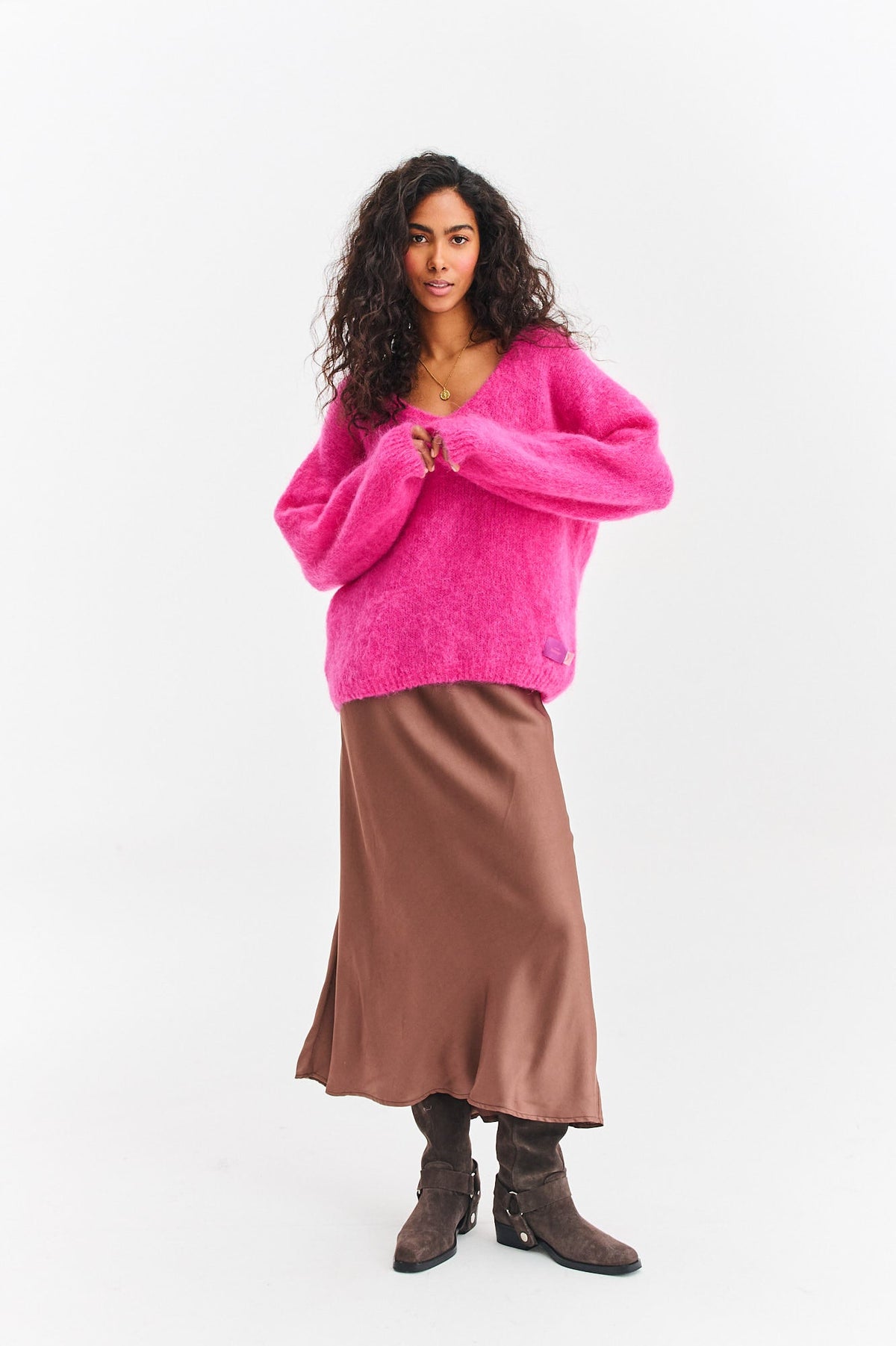 Pink Thunder Mohair-Pullover