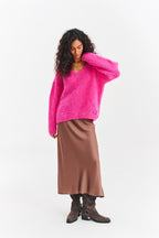 Pink Thunder Mohair-Pullover