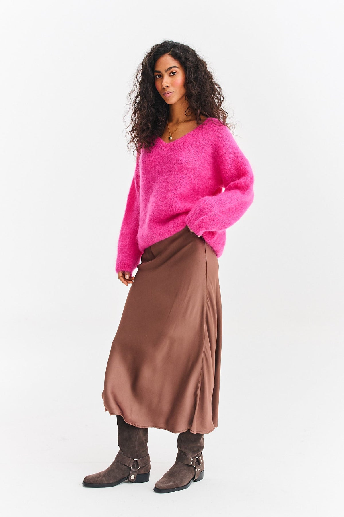 Pink Thunder Mohair-Pullover