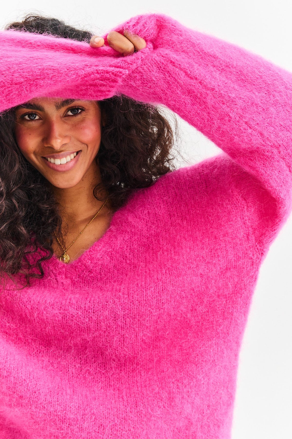 Pink Thunder Mohair-Pullover