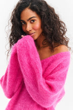 Pink Thunder Mohair-Pullover