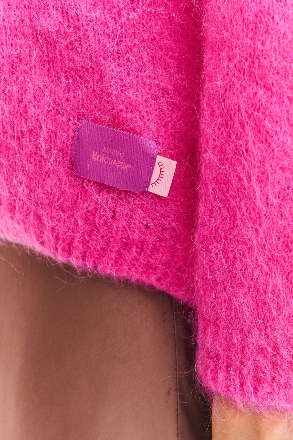 Pink Thunder Mohair-Pullover
