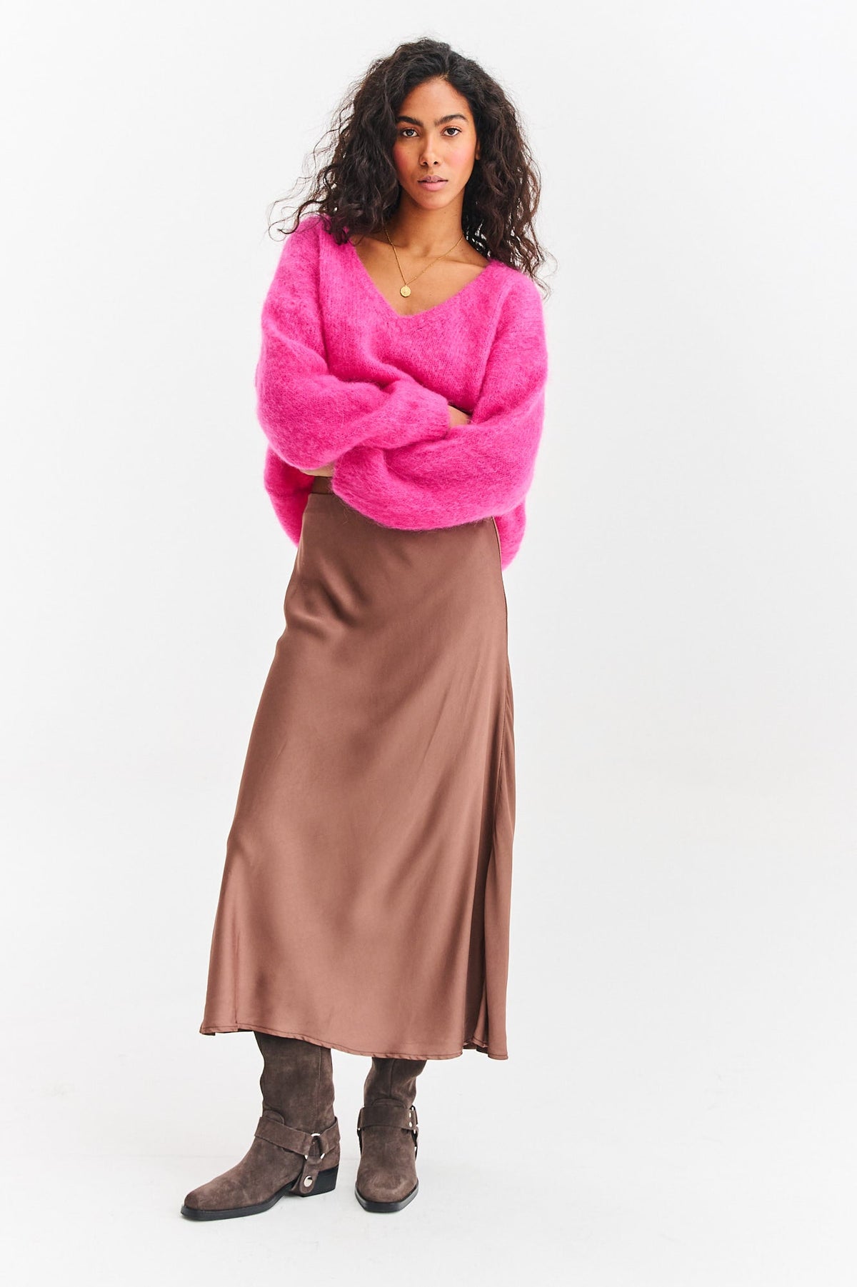 Pink Thunder Mohair-Pullover