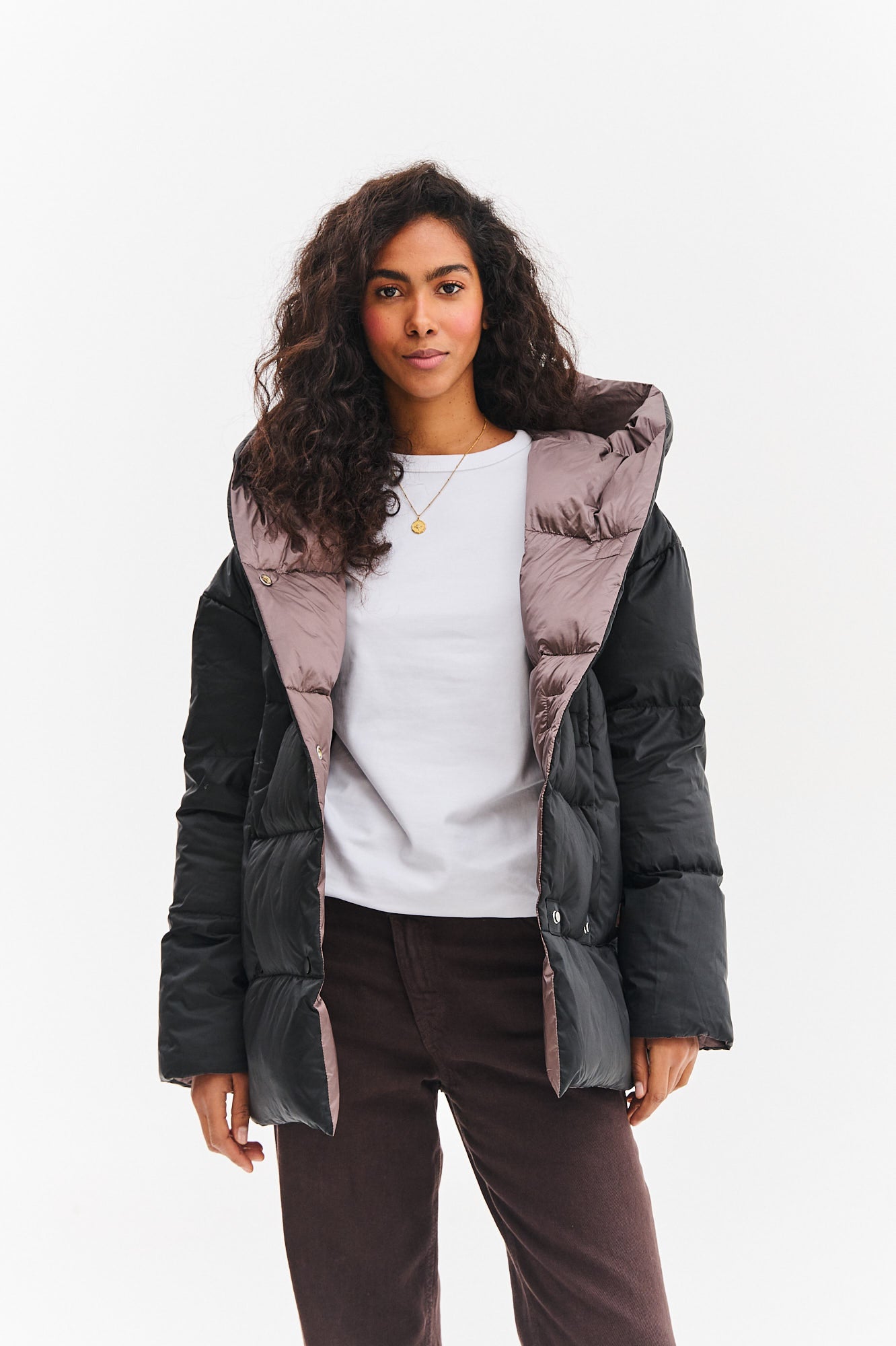 Geacă de iarnă reversibilă Alaska Velvet Earth