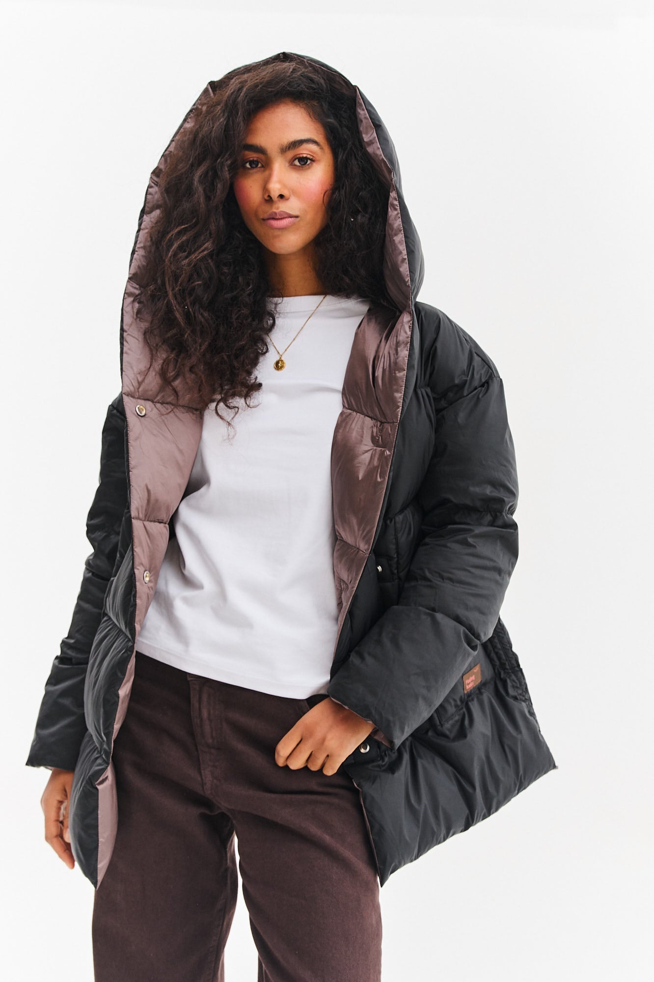 Geacă de iarnă reversibilă Alaska Velvet Earth