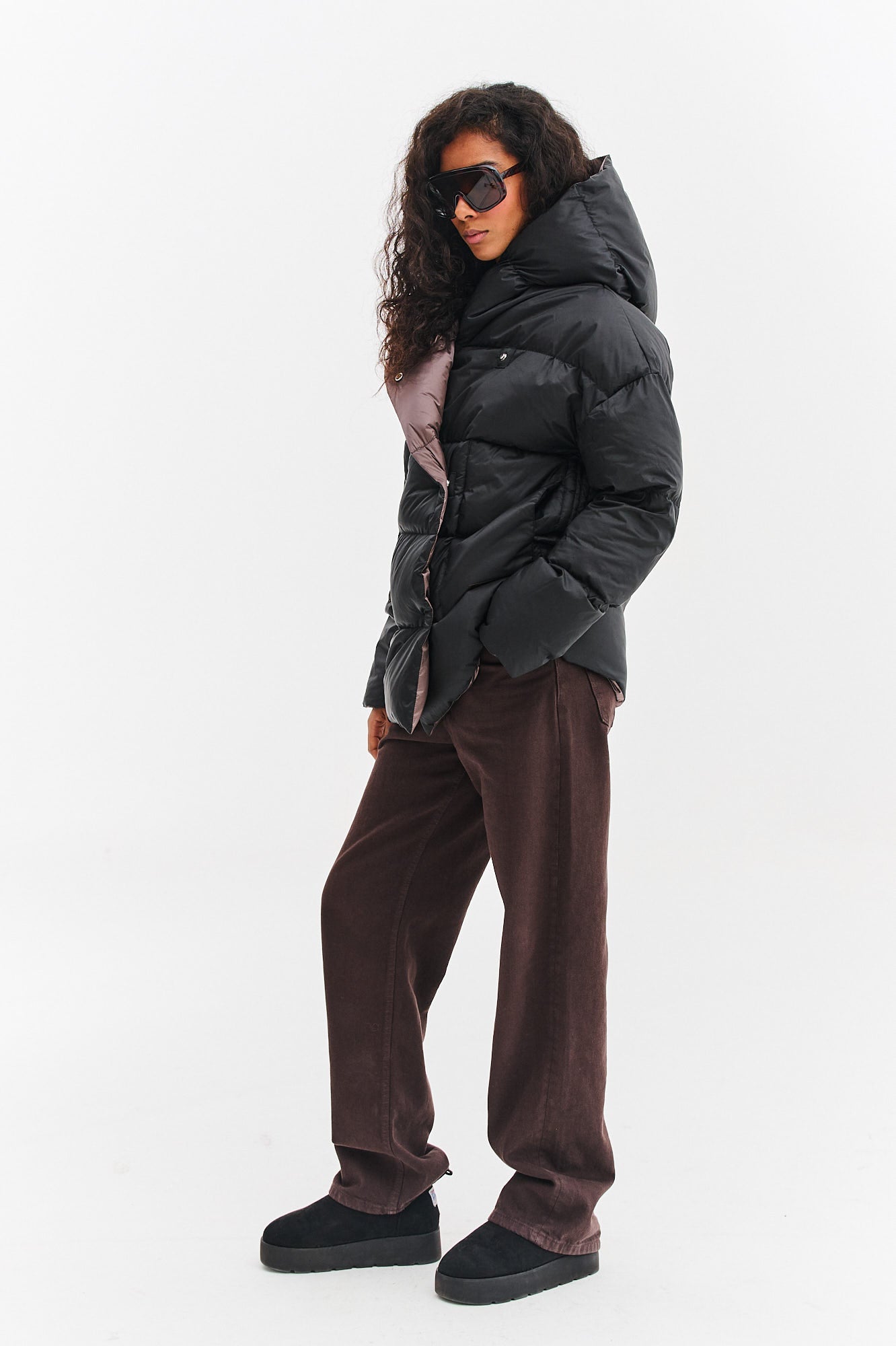 Geacă de iarnă reversibilă Alaska Velvet Earth