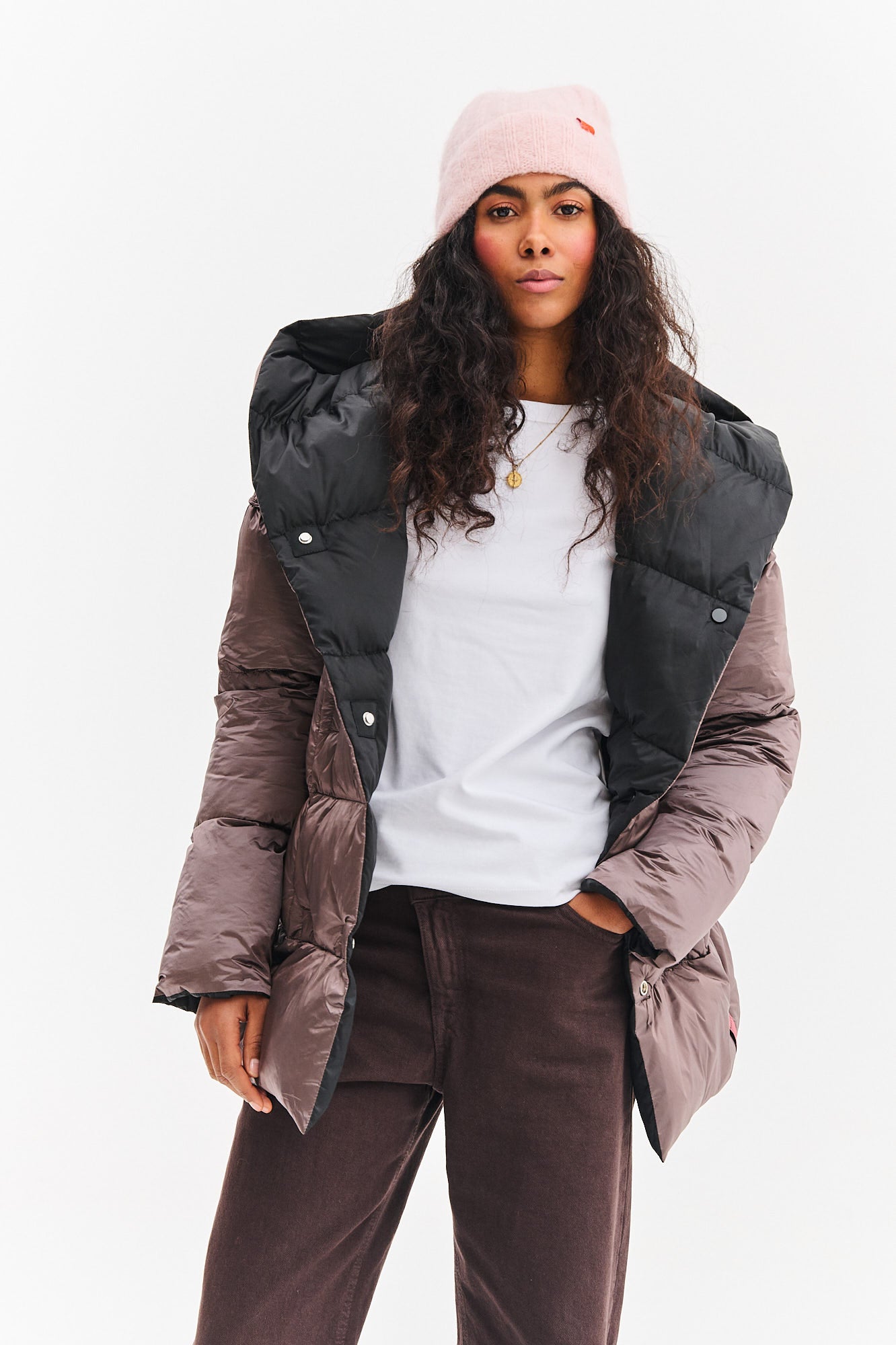 Alaska Velvet Earth reversible winter jacket – NAOKO-STORE.com