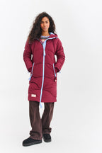 Chaqueta larga de invierno Montreal Skyline Rouge