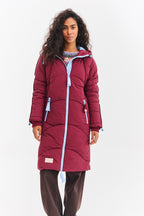 Chaqueta larga de invierno Montreal Skyline Rouge