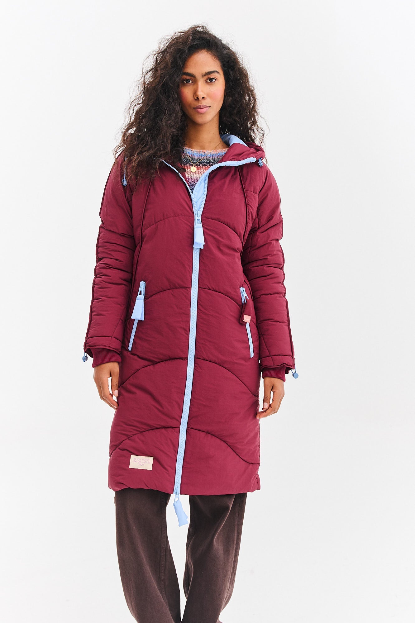 Chaqueta larga de invierno Montreal Skyline Rouge