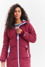 Chaqueta larga de invierno Montreal Skyline Rouge