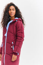 Chaqueta larga de invierno Montreal Skyline Rouge