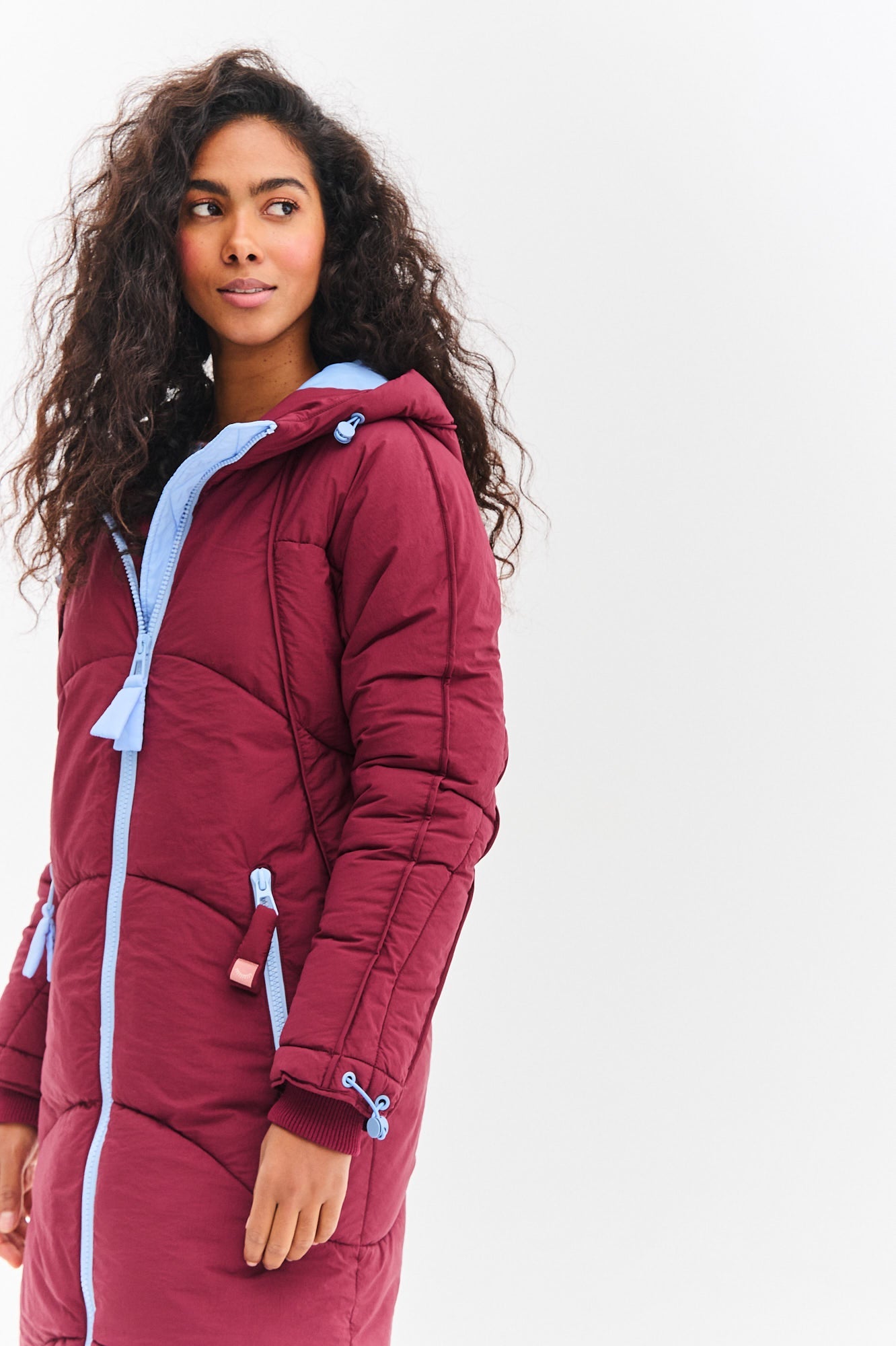 Chaqueta larga de invierno Montreal Skyline Rouge