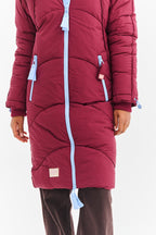 Chaqueta larga de invierno Montreal Skyline Rouge