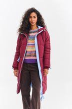 Chaqueta larga de invierno Montreal Skyline Rouge