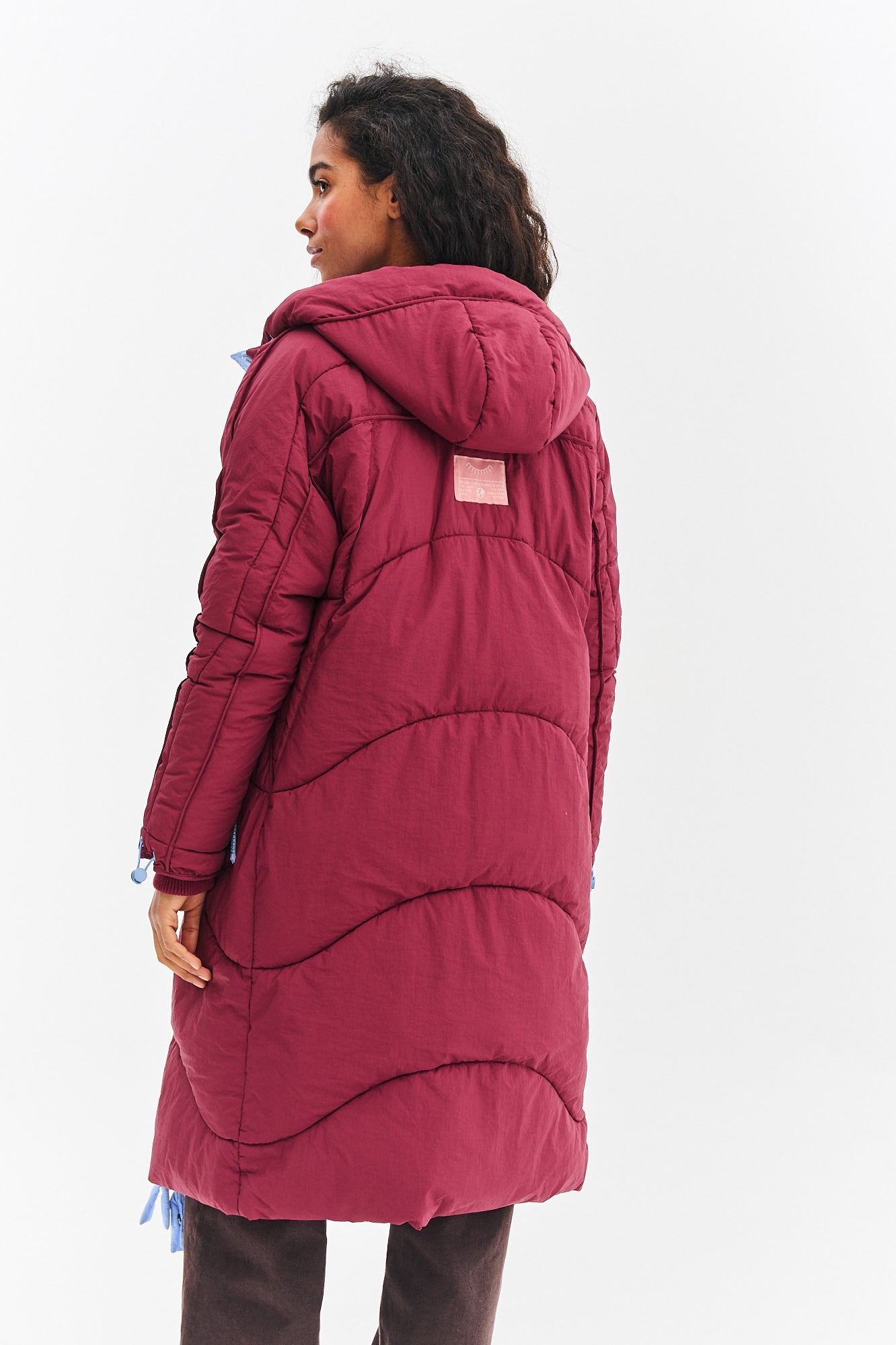 Chaqueta larga de invierno Montreal Skyline Rouge