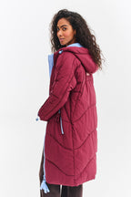 Chaqueta larga de invierno Montreal Skyline Rouge
