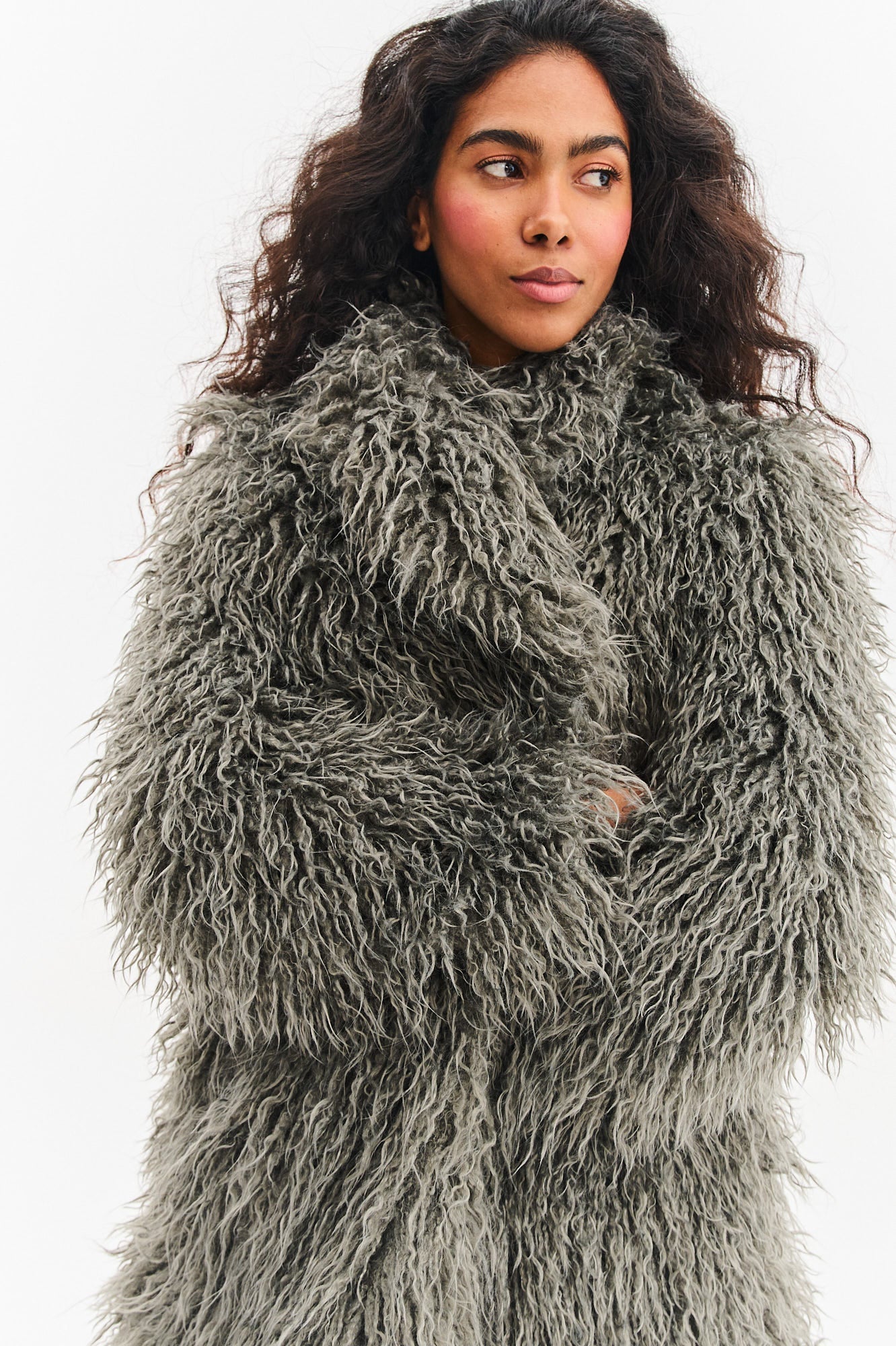 Shadow faux fur jacket – NAOKO-STORE.com