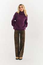 Nocturne turtleneck mohair sweater