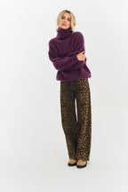 Nocturne turtleneck mohair sweater