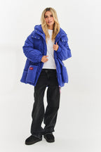 Veste d'hiver rebondissante saphir orageux