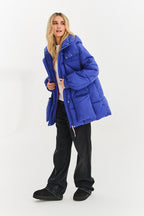 Veste d'hiver rebondissante saphir orageux