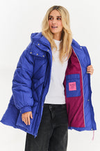 Veste d'hiver rebondissante saphir orageux