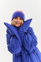 Veste d'hiver rebondissante saphir orageux