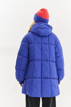 Veste d'hiver rebondissante saphir orageux