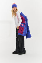 Veste d'hiver rebondissante saphir orageux