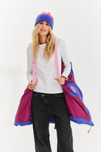 Veste d'hiver rebondissante saphir orageux