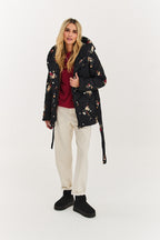 Anabelle Midnight Flora Quilted Jacket