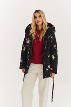 Anabelle Midnight Flora Quilted Jacket