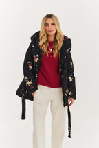Anabelle Midnight Flora Quilted Jacket