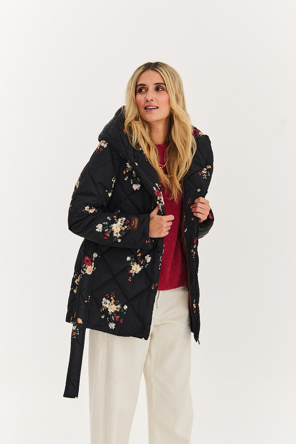 Anabelle Midnight Flora Quilted Jacket – NAOKO-STORE.com
