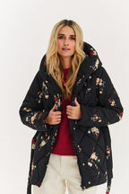 Anabelle Midnight Flora Quilted Jacket