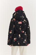 Anabelle Midnight Flora Quilted Jacket