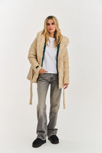 Anabelle Desert Moth Quilted Jacket