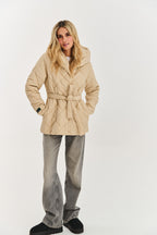 Anabelle Desert Moth Quilted Jacket