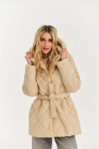 Anabelle Desert Moth Quilted Jacket