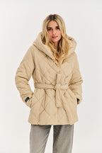 Anabelle Desert Moth Quilted Jacket