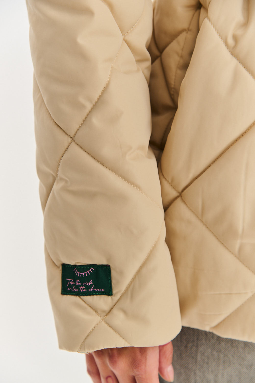 Anabelle Desert Moth Quilted Jacket